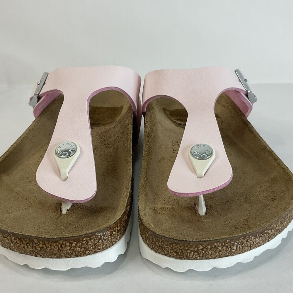 Birkenstock Shoes Womens Sz 39 US 8 Gizeh Sandal Pink Birko-Flor Thong New - Picture 10 of 10